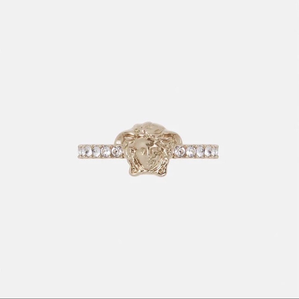 Versace Medusa Swarovski Band Ring 💎